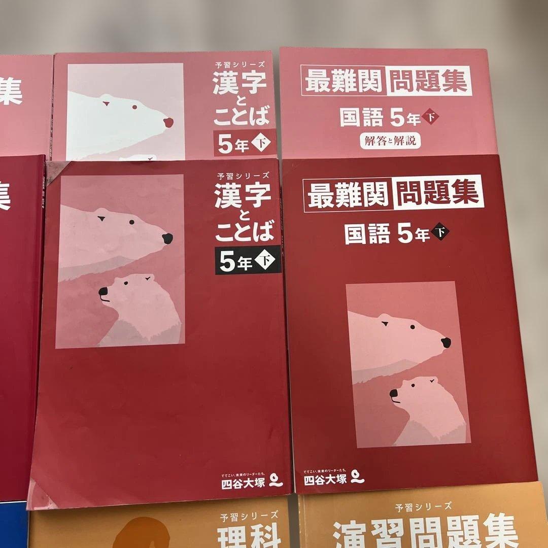 演習問題集・最難関問題集 四科5年下セット