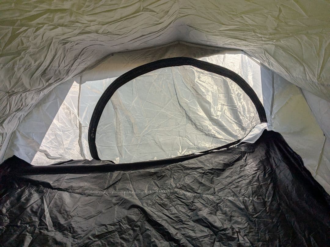 【訳あり】TOMOUNT　トンネル2ルームテント　グランドシート付き