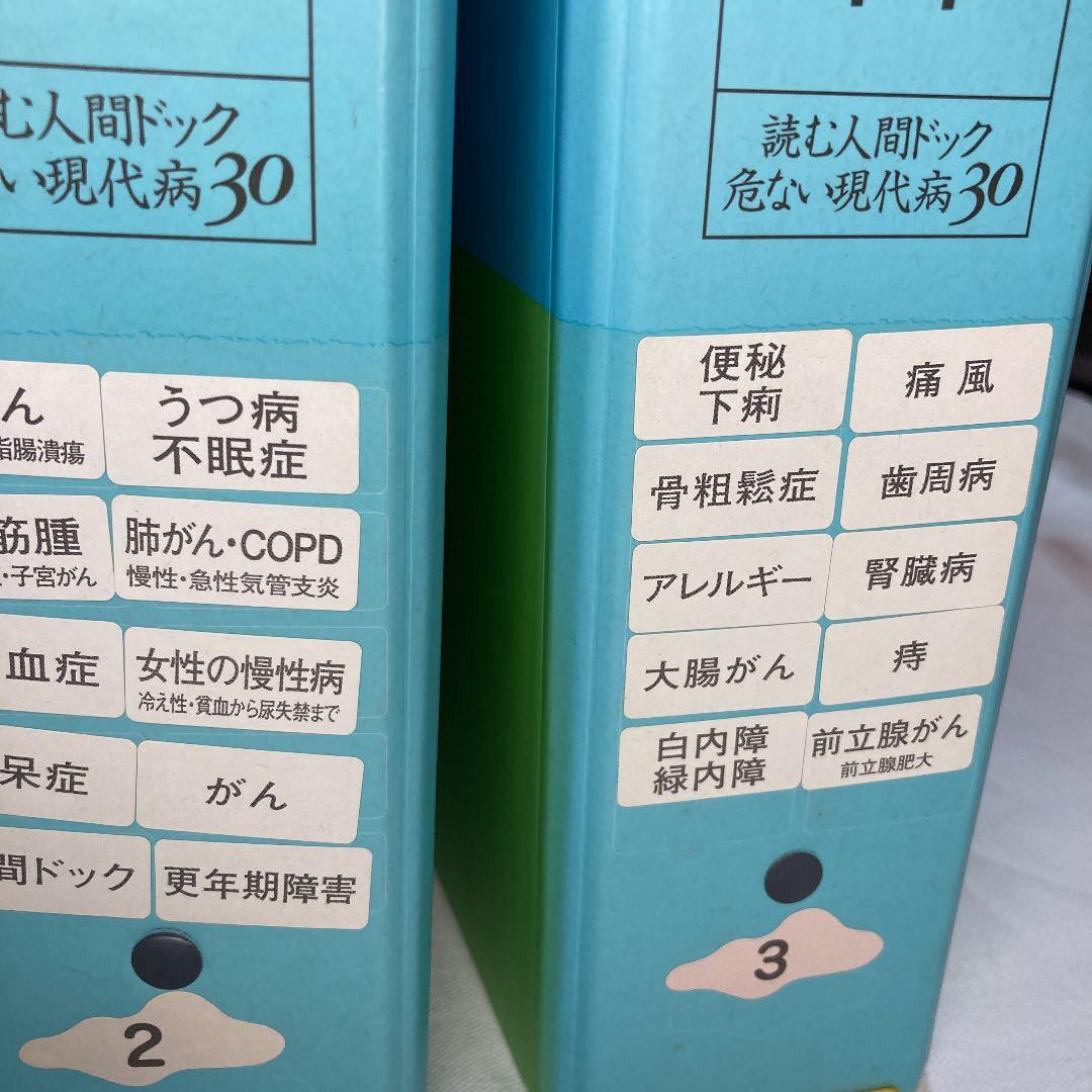 集英社/健康百科/読む人間ドック/危ない現代病30/フルセット