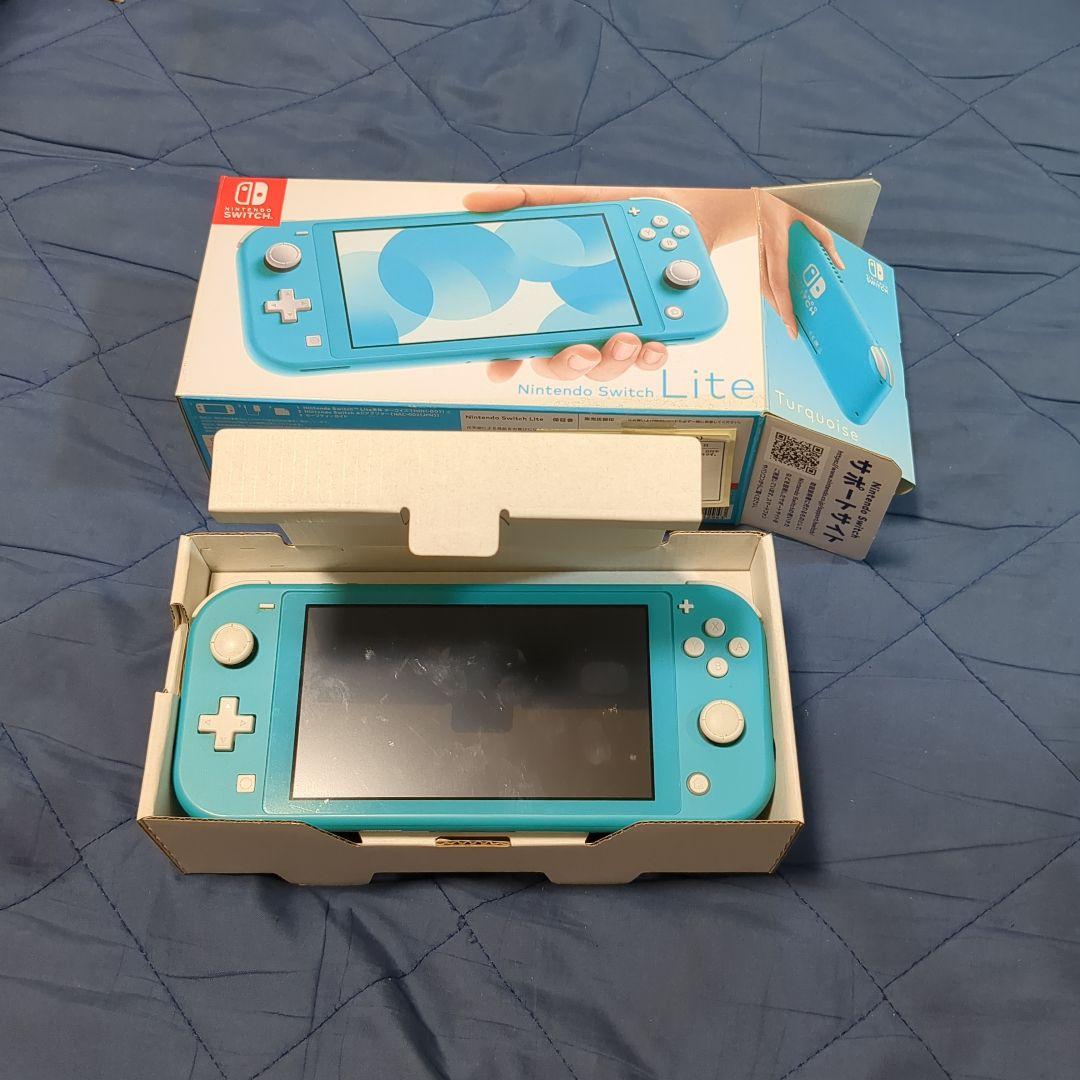 Nintendo Switch Lite ターコイズ 箱付き　ジャンク品