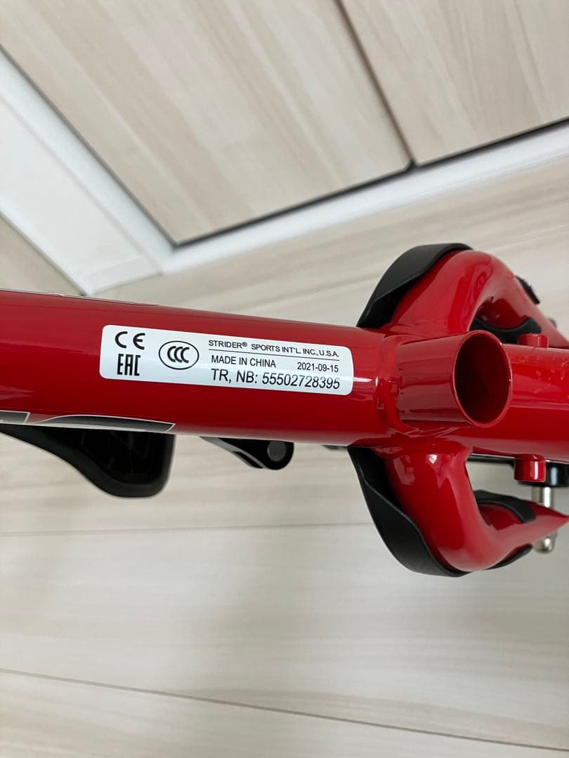 STRIDER バランスバイク SPORT レッド ストライダー　箱、説明書あり