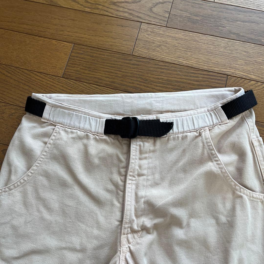 【ヴィンテージ】90'Sグラミチ　ダブルニー　USA製　旧ロゴ旧タグ　ベージュ