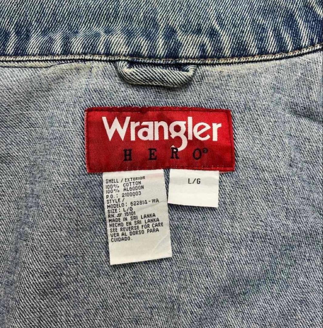 Wrangler ラングラー Hero L Gジャン ヴィンテージ デニム