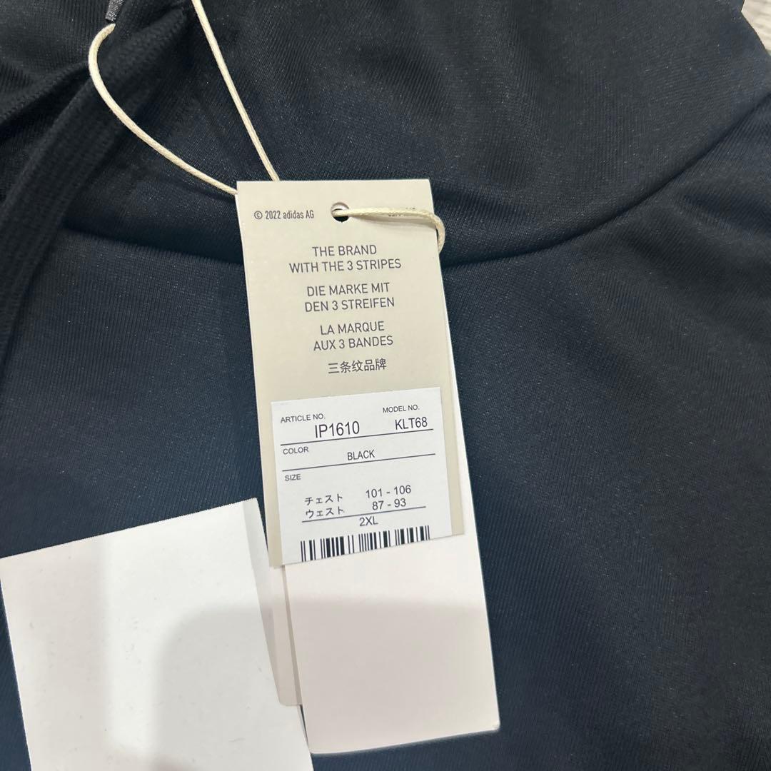 adidas ブラック ジャージ上下セット 2XL