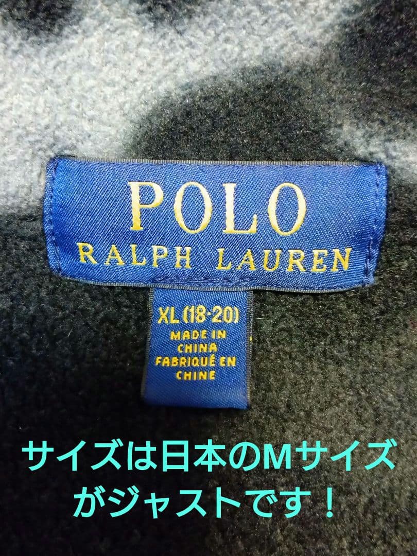 ダーク系カモフラがカッコいい☆軽く暖でゴルフやスポーツに大活躍！ポロ フリースM