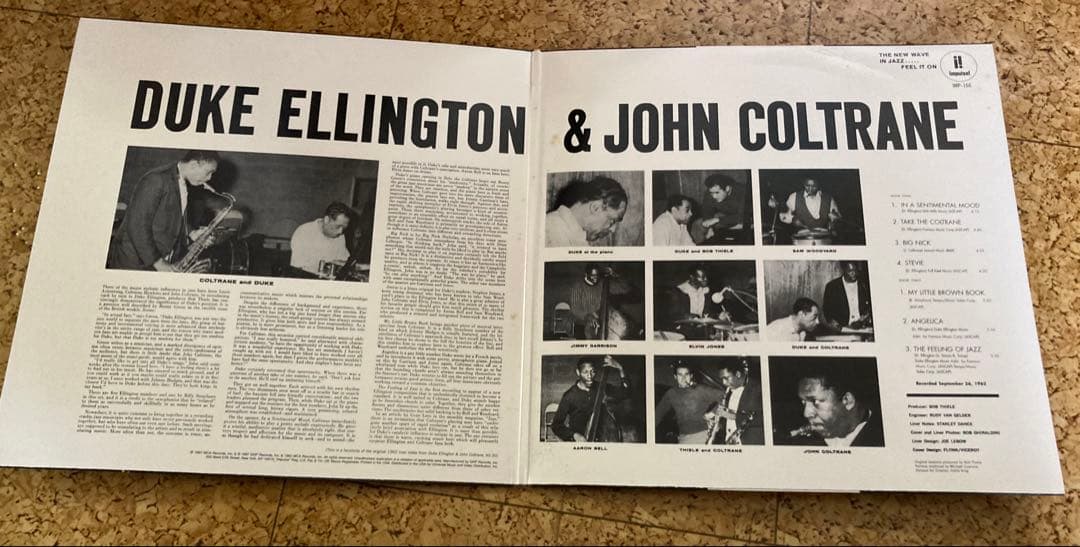 値下！！重量版Duke Ellington & John Coltrane LP