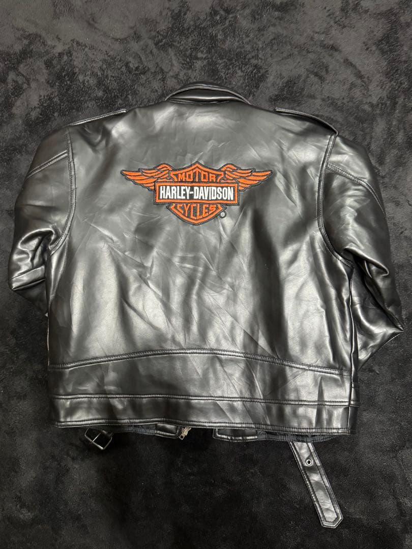 y*a様 Harley-Davidson 黒 ライダースジャケット