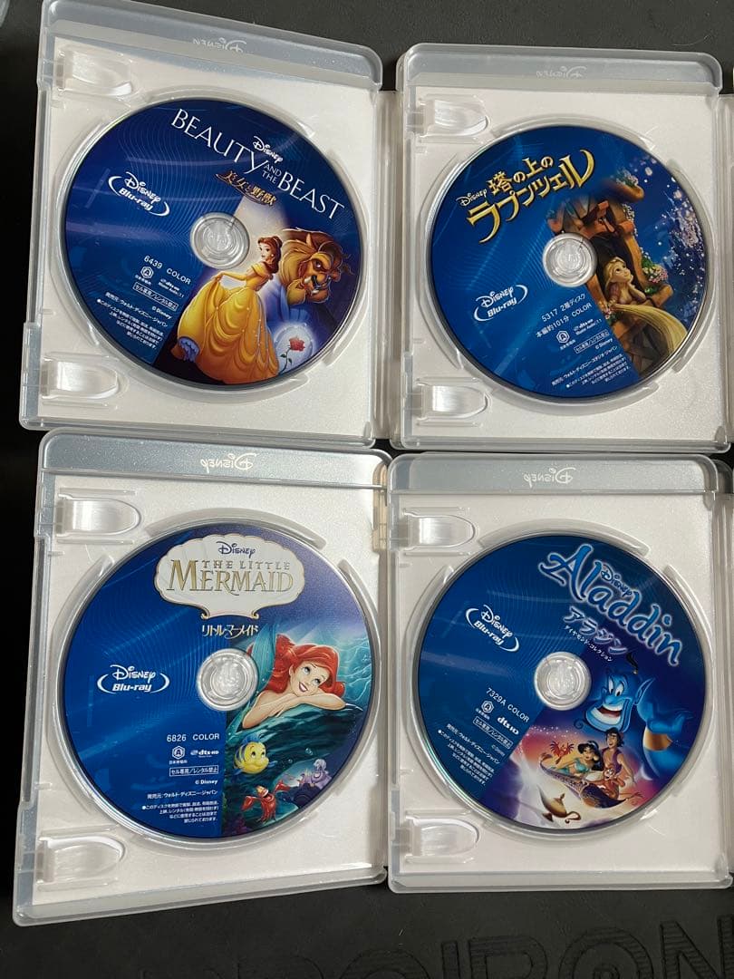 【新品】ディズニー　4作品　MovieNEX Blu-ray 純正ケース