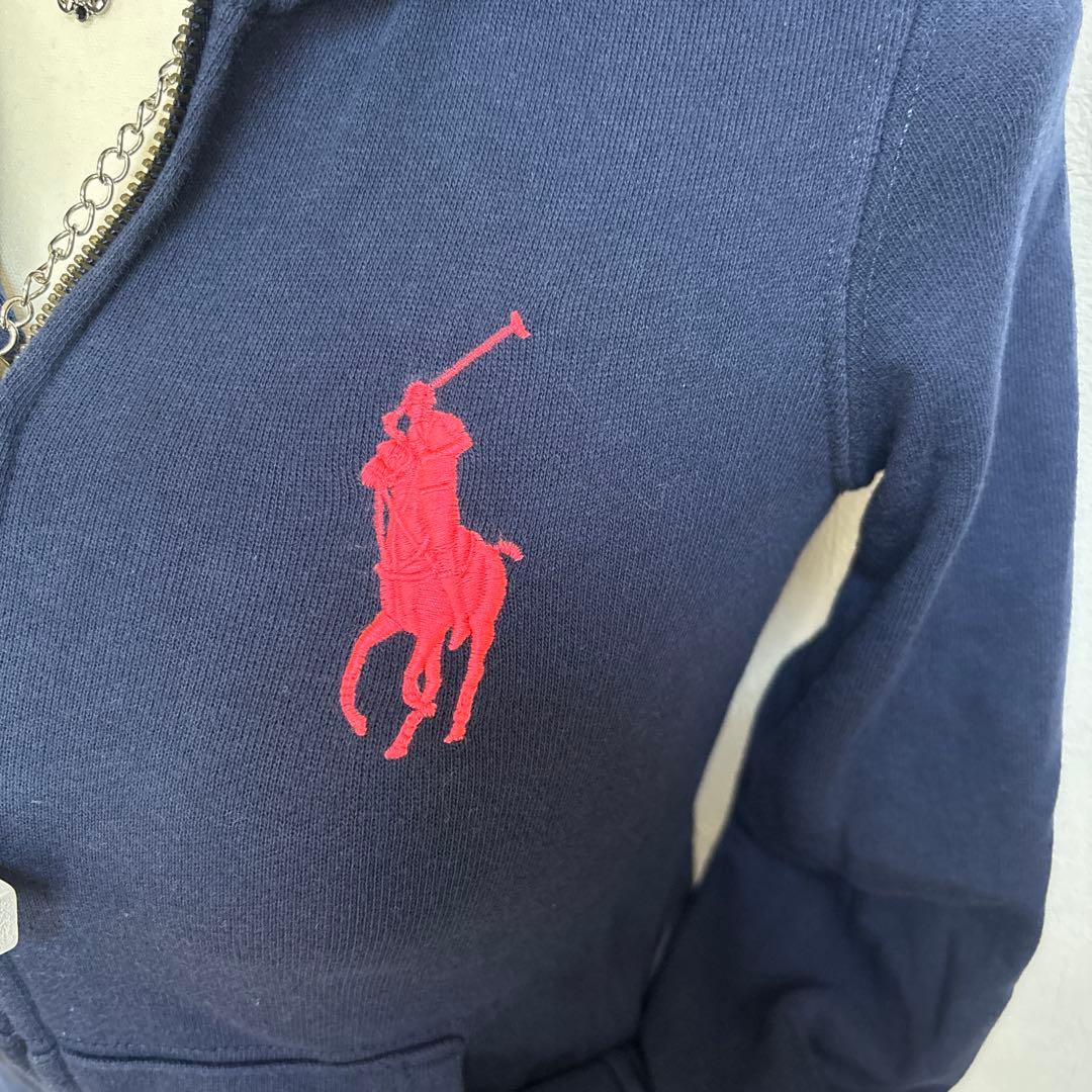 Y2K 90s Polo Ralph Lauren ラルフローレン　パーカー　紺