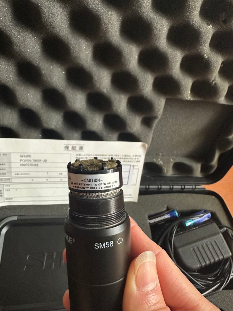 SHURE PGX2/SM58-JB ワイヤレスマイク