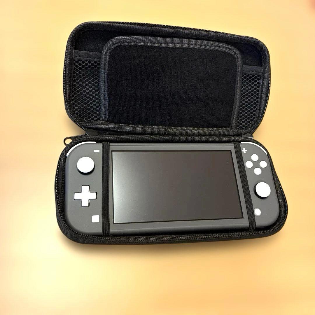 【ケース付き】Nintendo Switch Lite グレー 本体　動作確認済