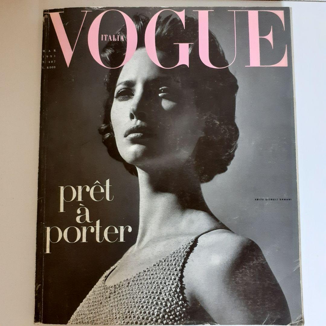 vogue italia 1991　スーパーモデル　希少！