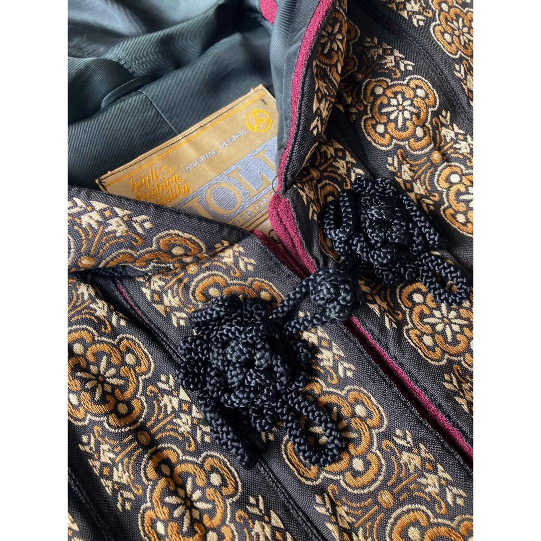 Used 50s-60s 重厚なウールダブルジョーゼット♡ チロリアンマント