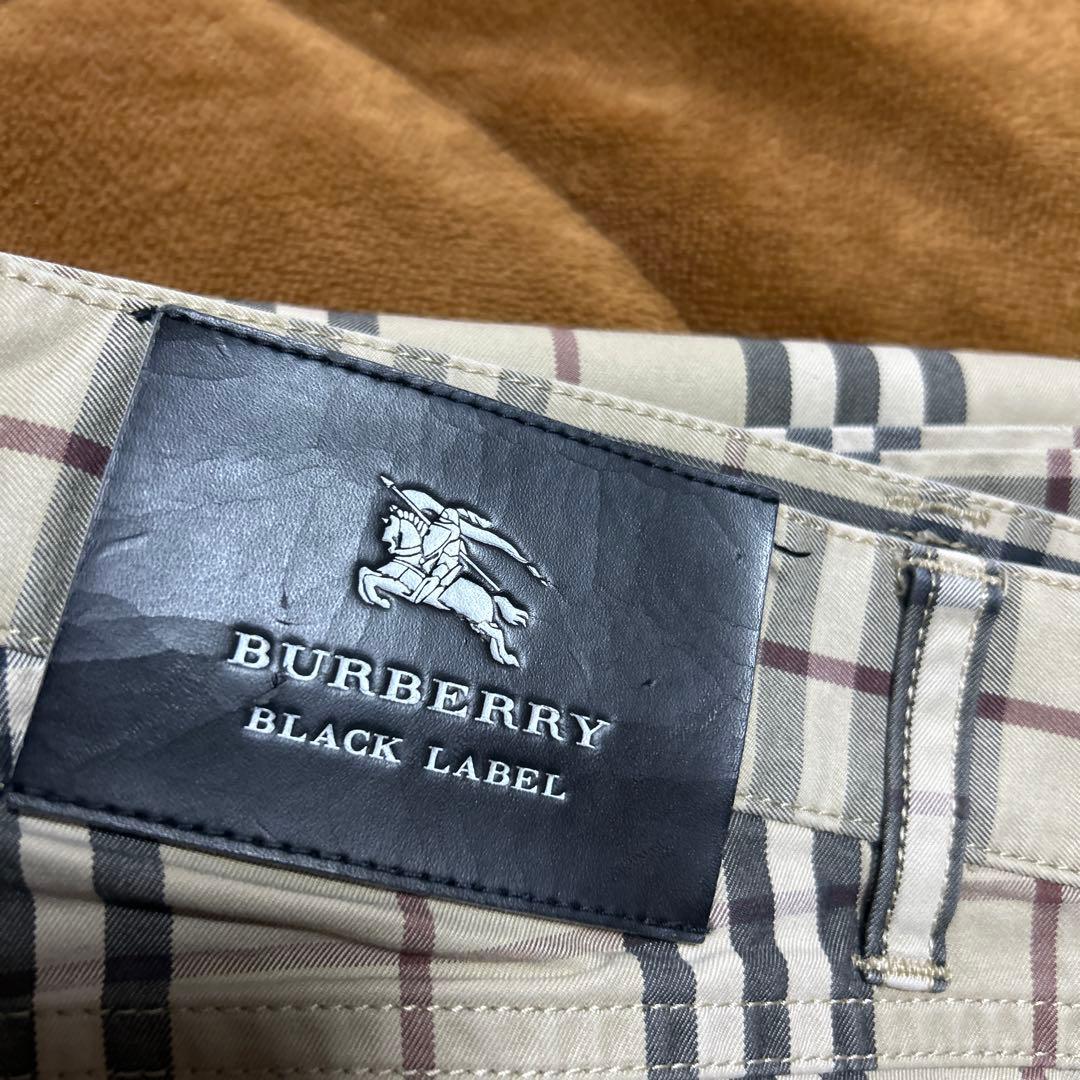 BURBERRY BLACK LABEL チェックパンツ　廃番品　79サイズ　綿