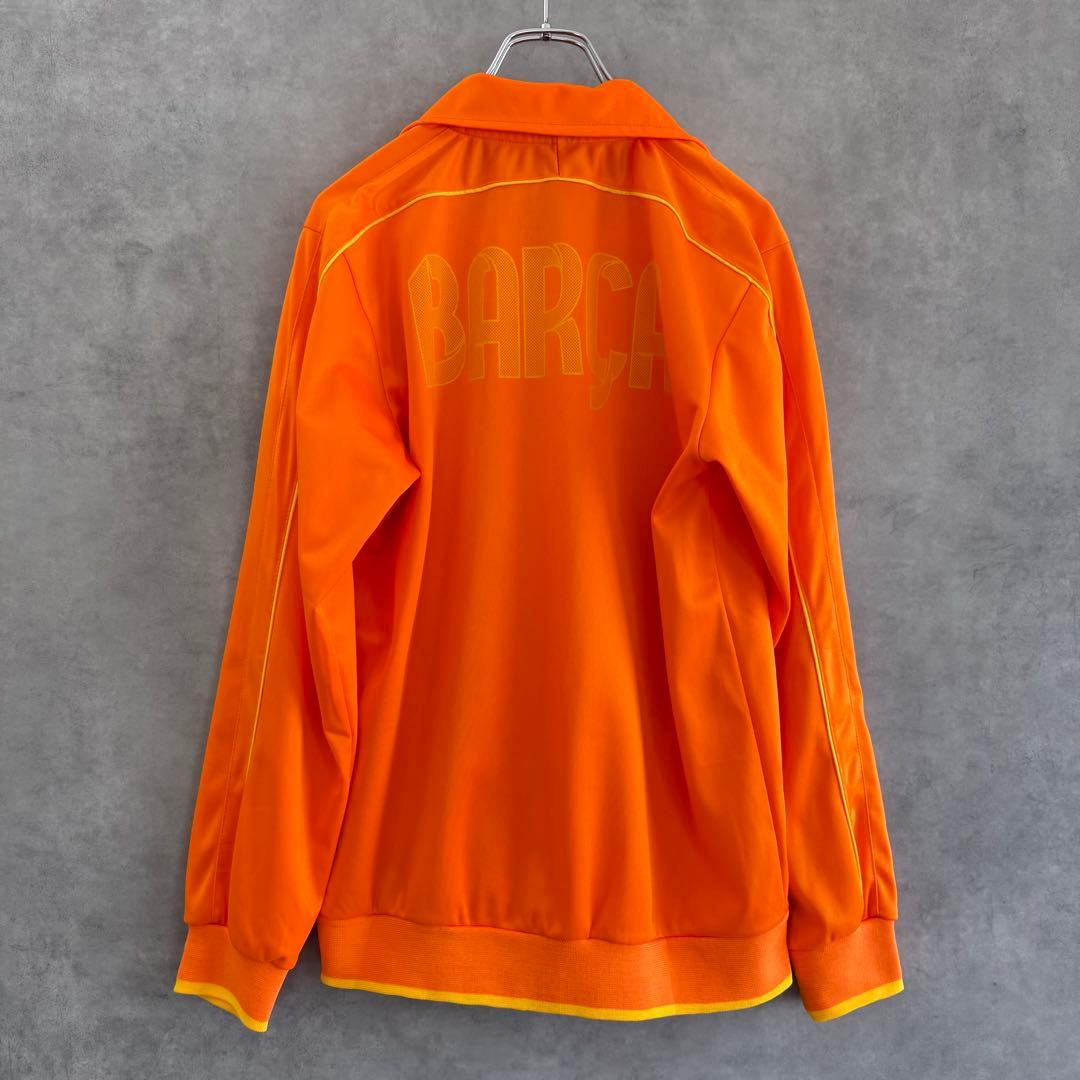 美品00s OLD NIKE ナイキ FCバルセロナトラックジャケット オレンジ