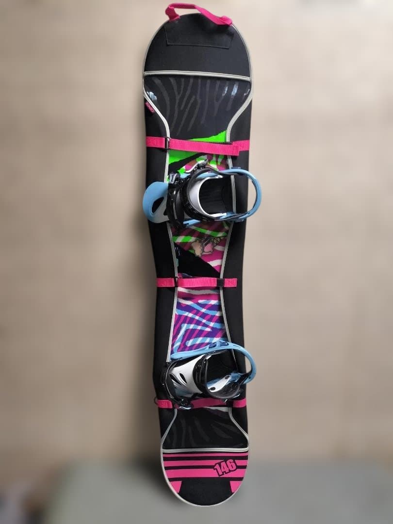 【3セット】SALOMON スノーボード 143cm × FLUX ビンディング