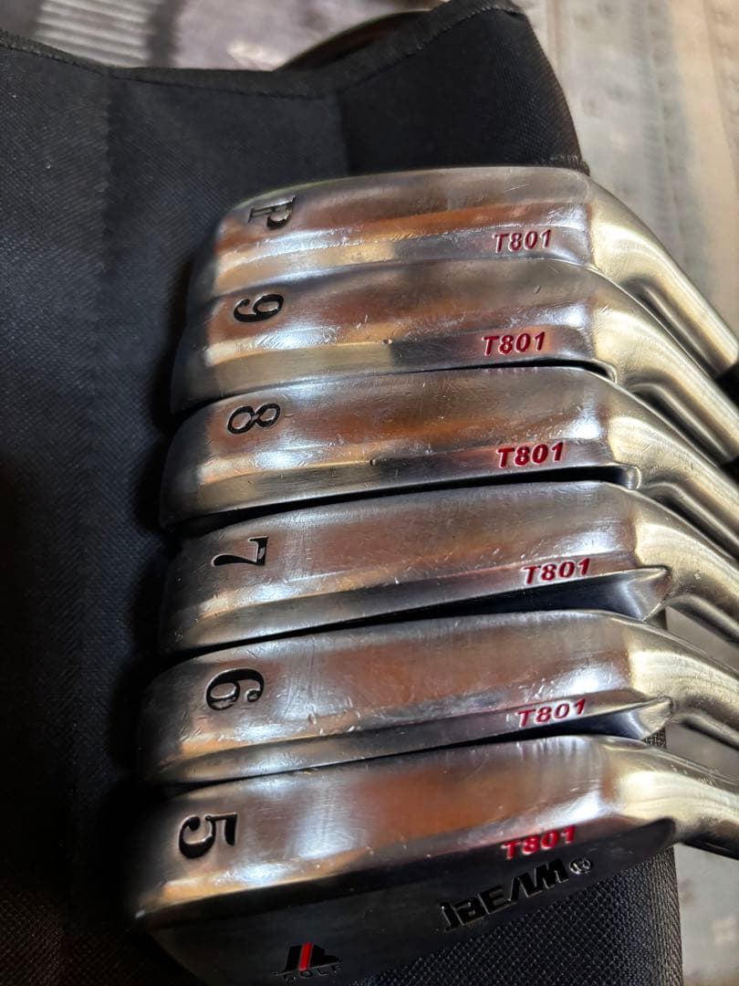 ｊBEAN ジェービーム　T801 アイアン　飛び系マッスル　5〜PW６本