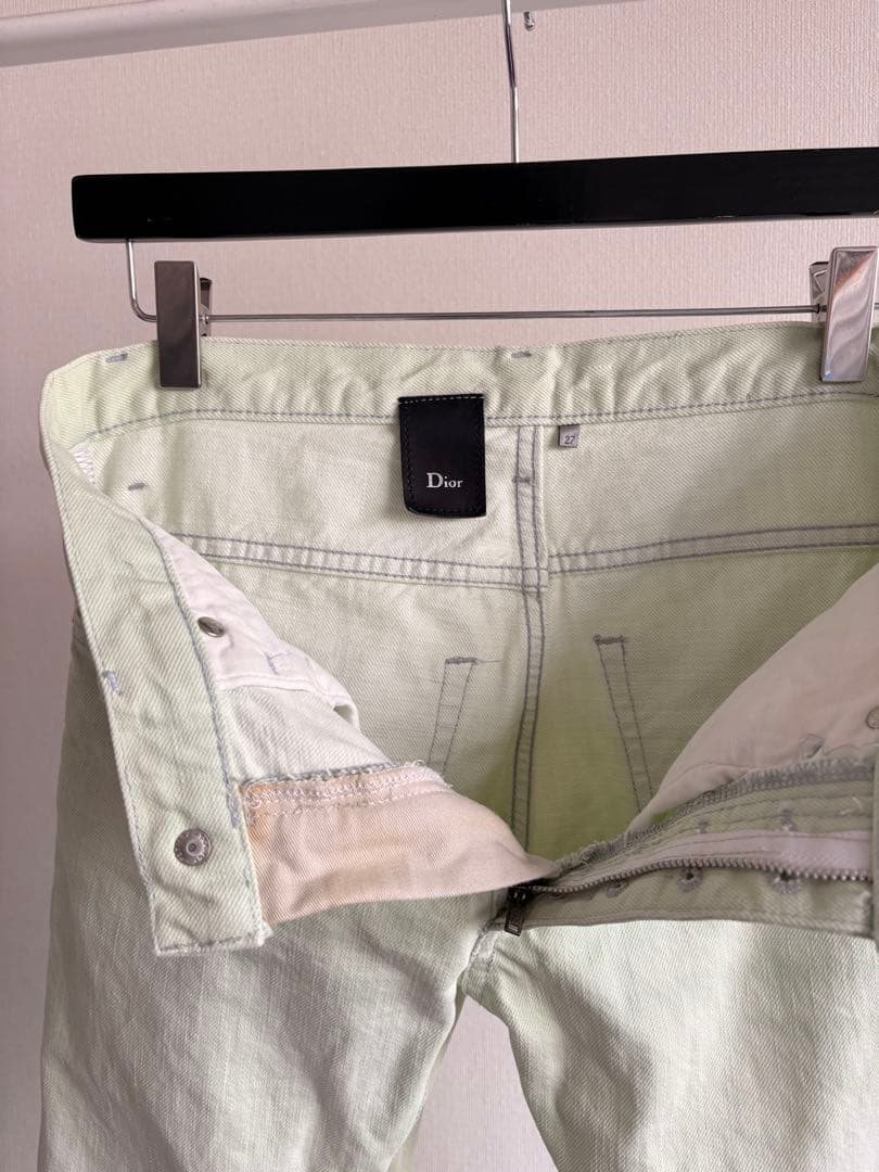 dior homme 06aw ダメージ カラーデニム エディ期