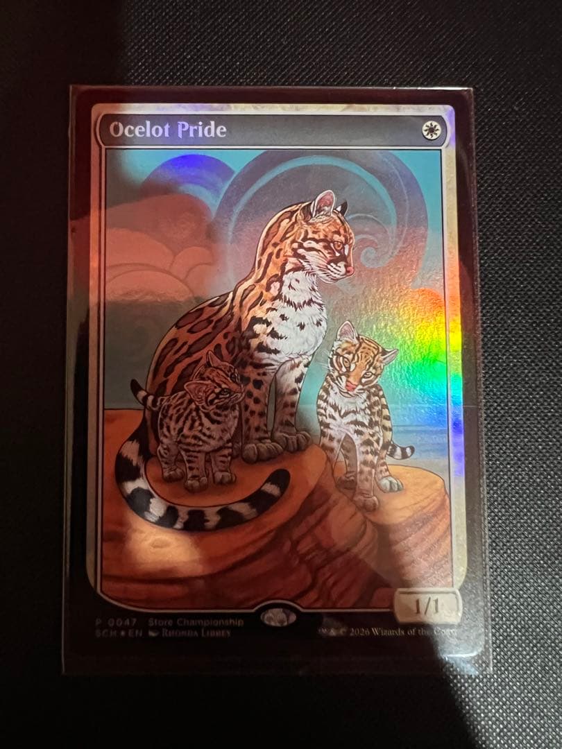 mtg オセロットの群れ 英語　プロモ FOILストアチャンピオンシップ
