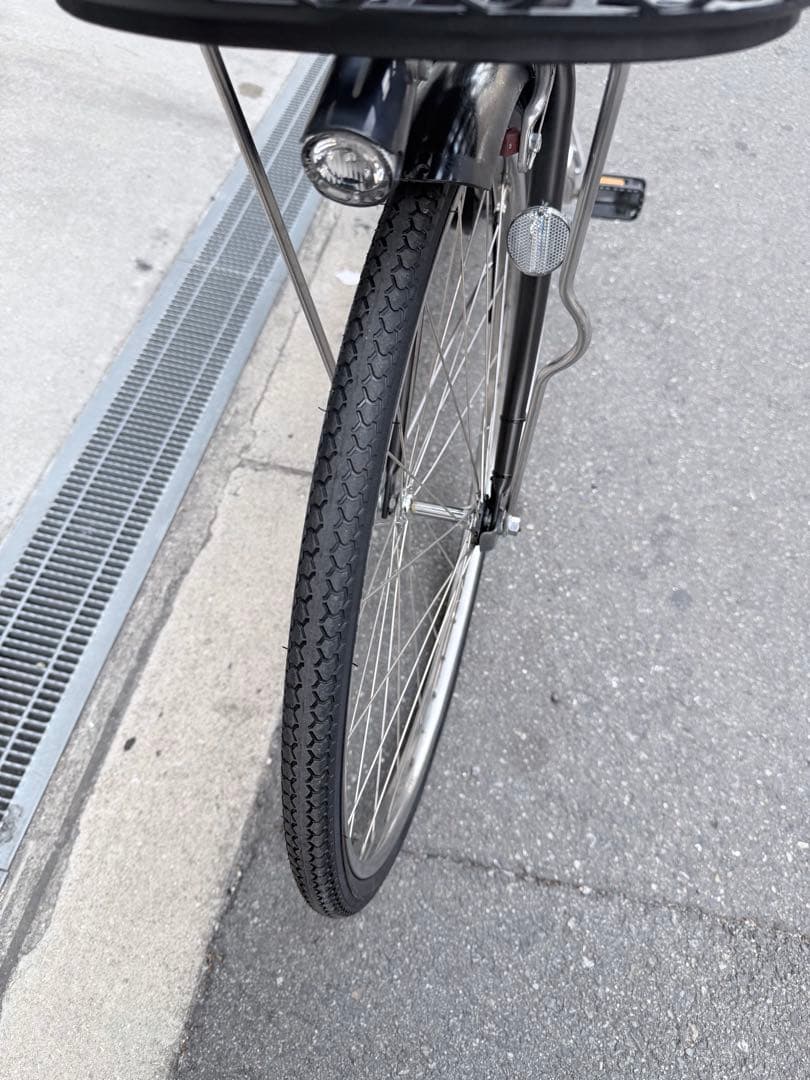 大阪府　ヤマハ　電動アシスト自転車 シティタイプ 黒