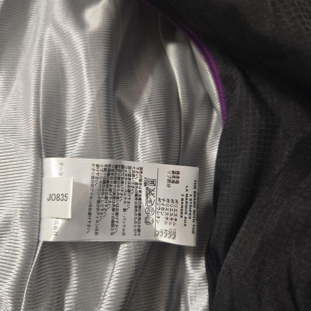 adidas レディース M ジップアップウェア 黒/紫