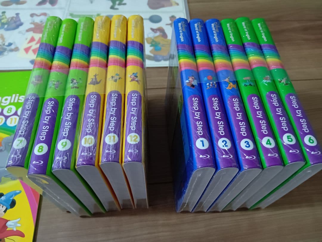 最新版　新品未開封☆Disney World of English 教材セット