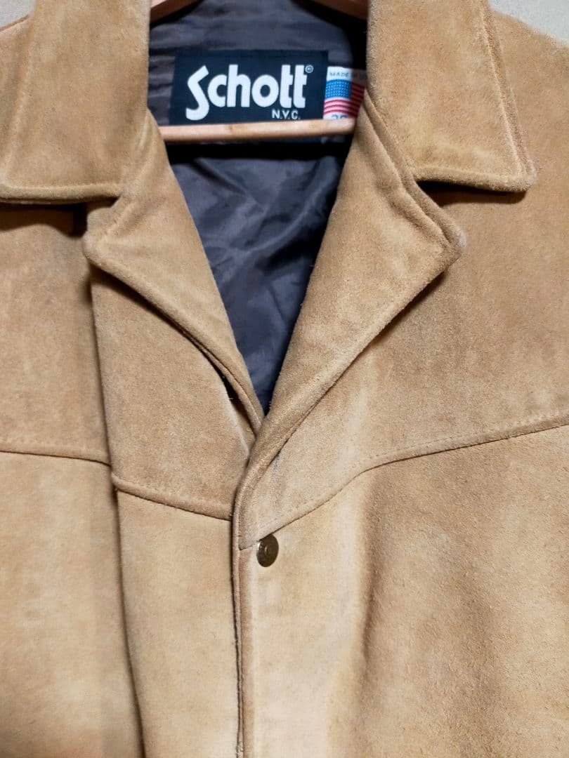 Schott スエードジャケット 38