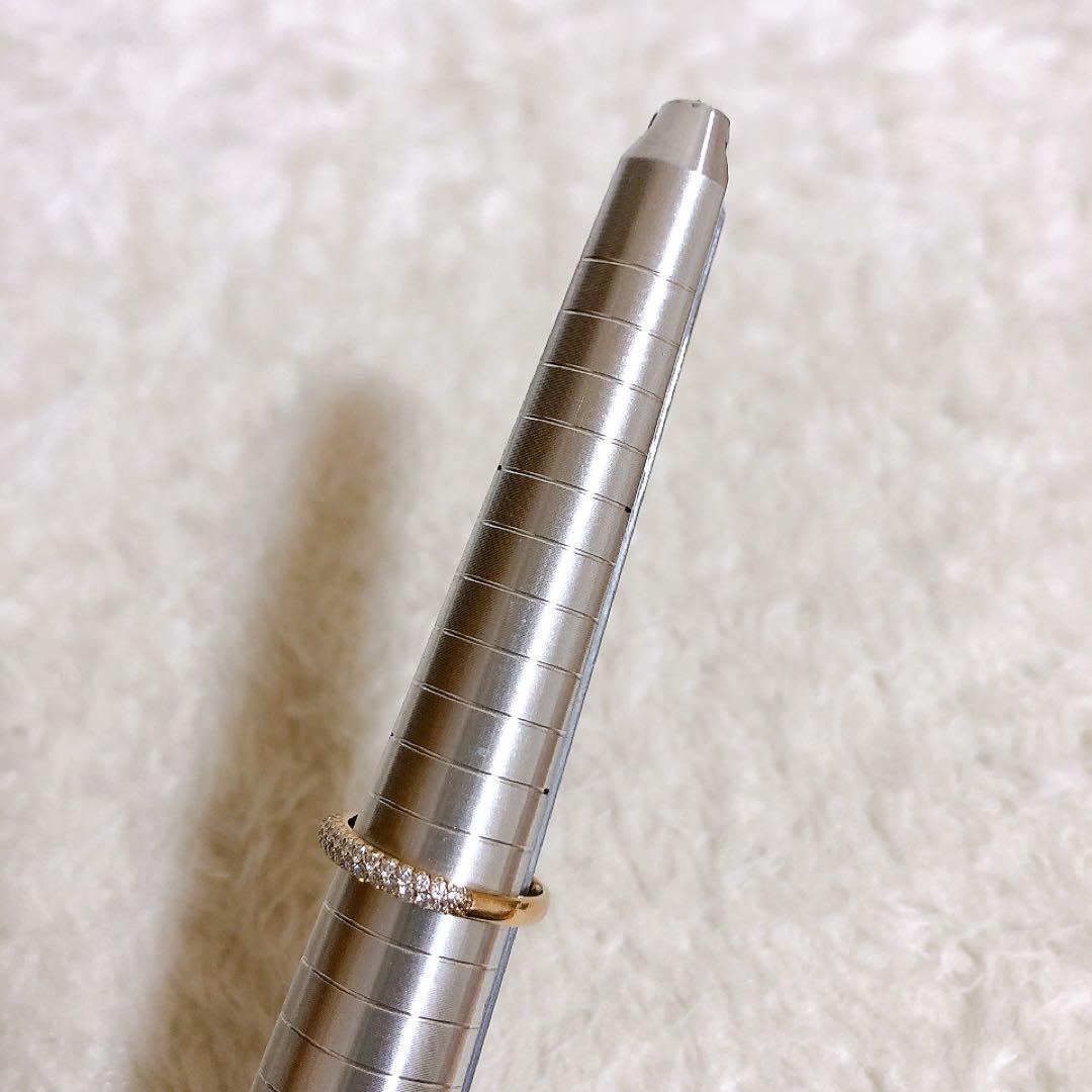 Ponte Vecchio K18PGダイヤモンドリング 12号