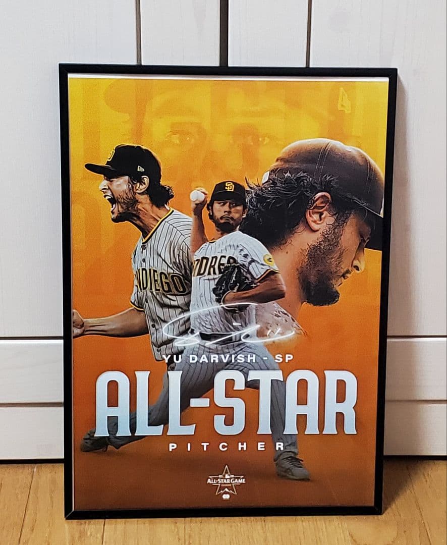 シゲ ドジャース大谷翔平 MVP獲得！A3ポスターフレーム付き②セット