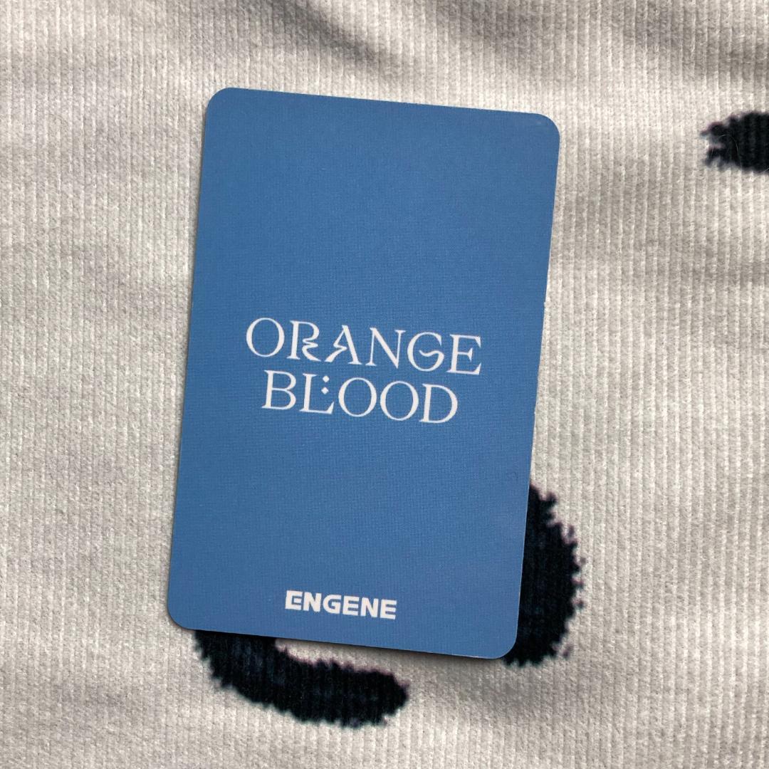 ENHYPEN ORANGE BLOOD公開放送 ニキ トレカ