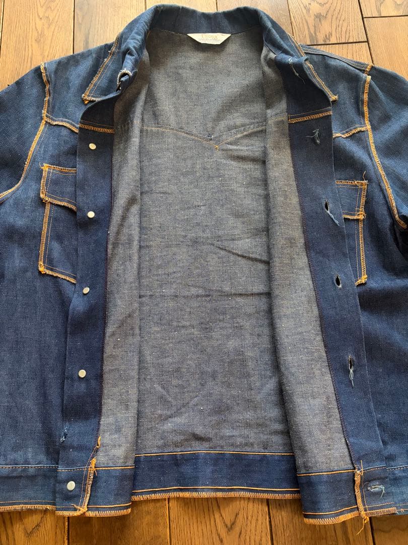 70s MR LEGGS ウエスタンデニムジャケット XL USA製