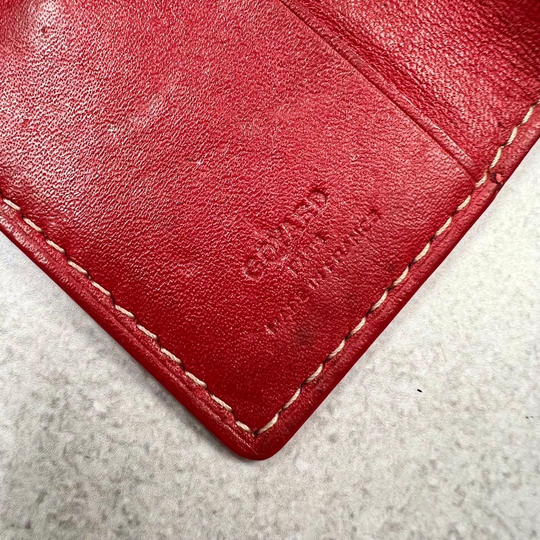 GOYARD レザー サンルイ レッド 6連 キーケース 8139