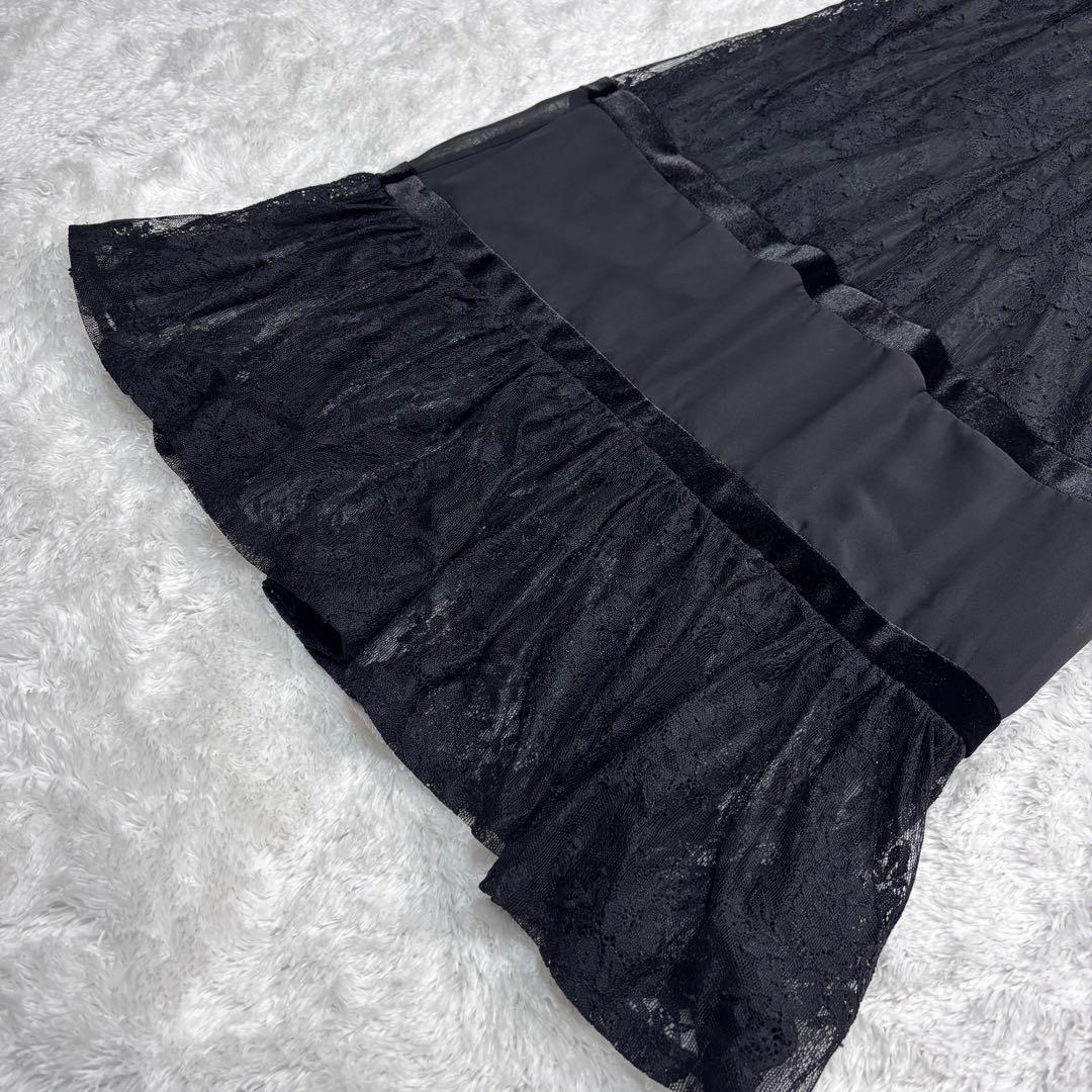 美品 Ameri SHEER LACE DRESS アメリ レースドレス