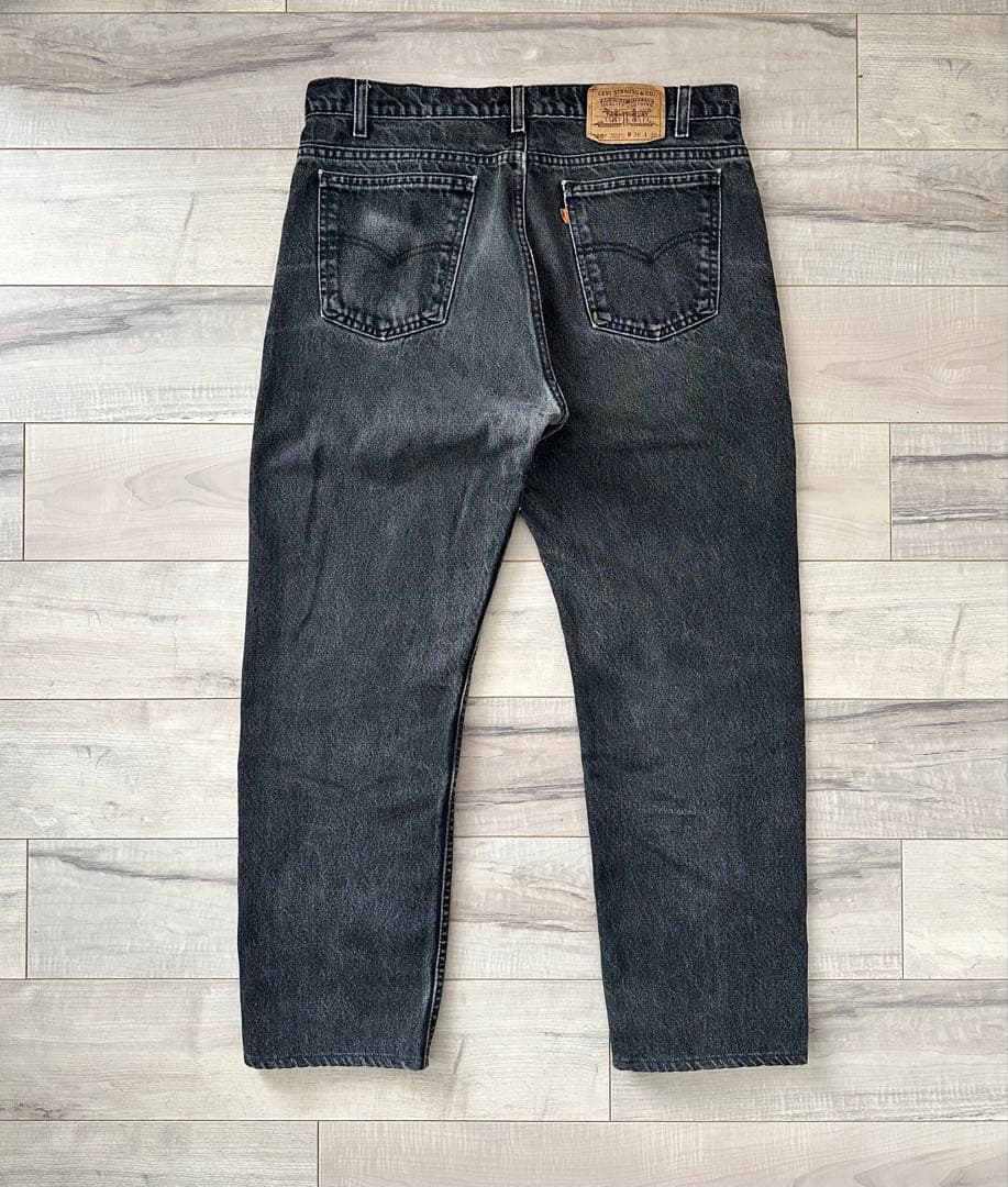 【フェード◎/サイズ◎】 90s USA製 Levi’s 505 ブラック