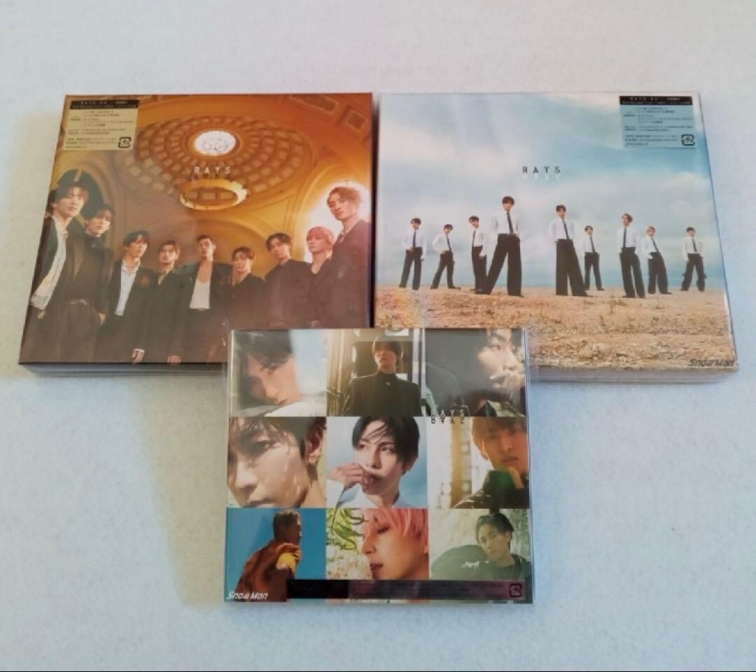  Man アルバム RAYS 初回盤 通常盤 3形態 Blu-ray