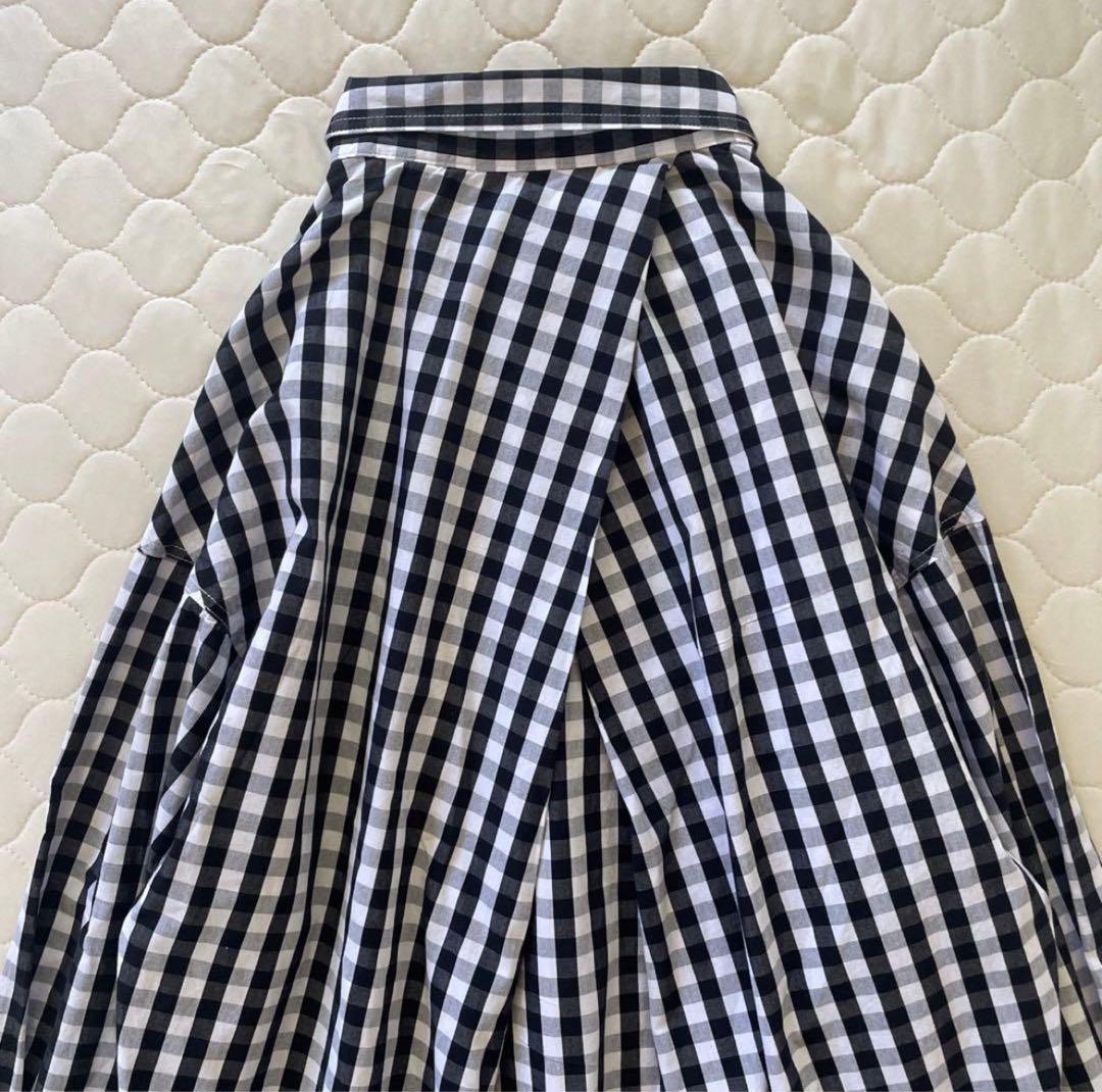 【23SS美品】BEARDSLEY ギンガムワッシャーオーバーシャツ チェック