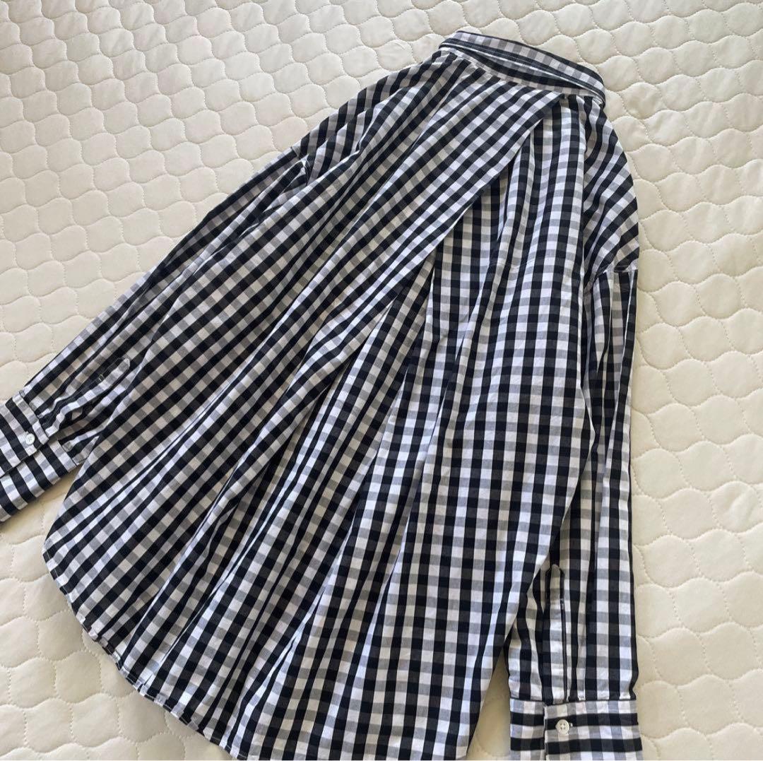 【23SS美品】BEARDSLEY ギンガムワッシャーオーバーシャツ チェック