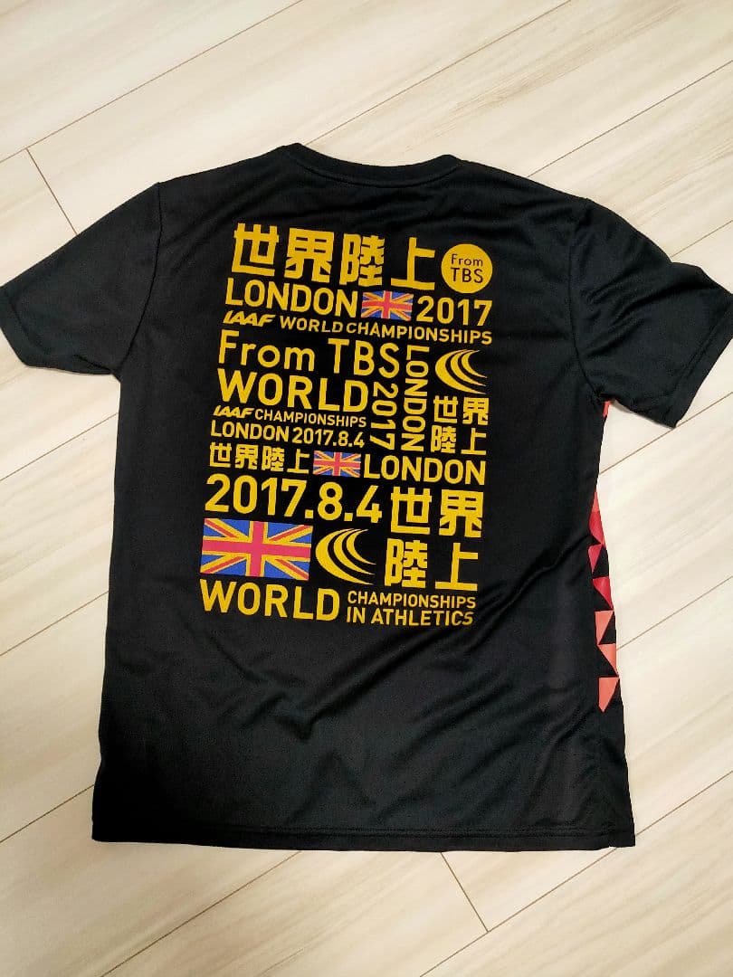 asics 陸上用シャツ 2017年ロンドン世界陸上 XL