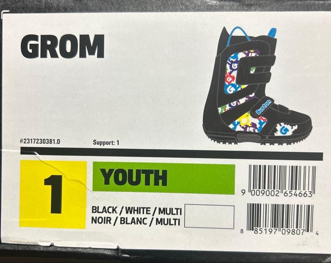 バートン　ブーツ　KIDS GROM 20センチ