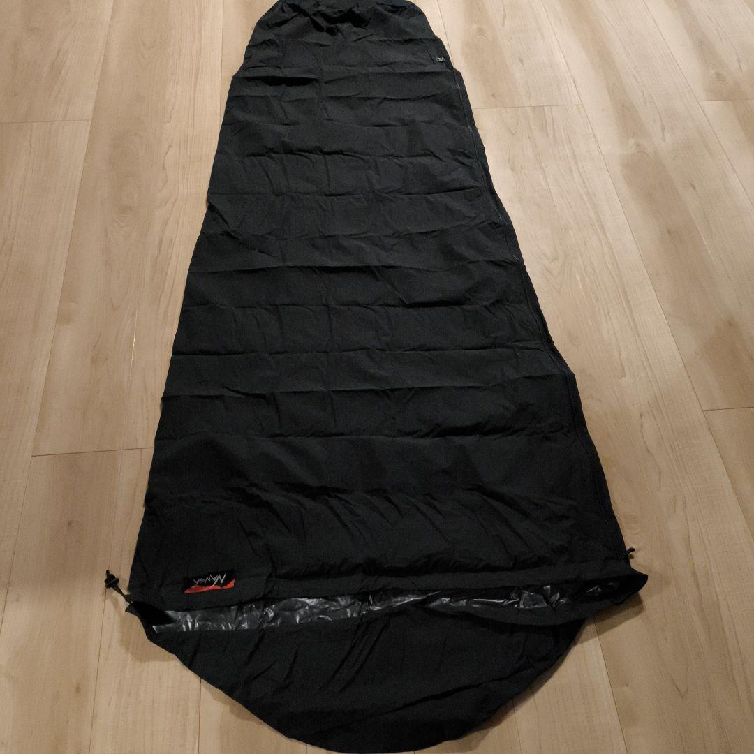 新品 ナンガ NANGA 寝袋カバー シュラフカバー ブラック