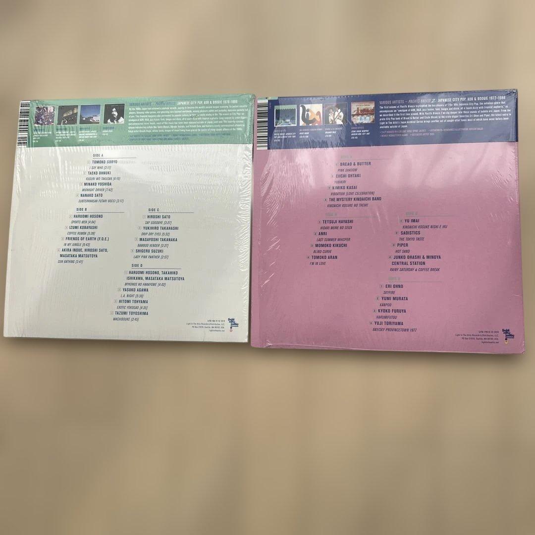 PACIFIC BREEZE 1,2セット　シティポップ　レコード