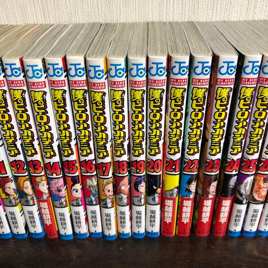 僕のヒーローアカデミア　初版　帯付　多数　1〜36巻　38巻