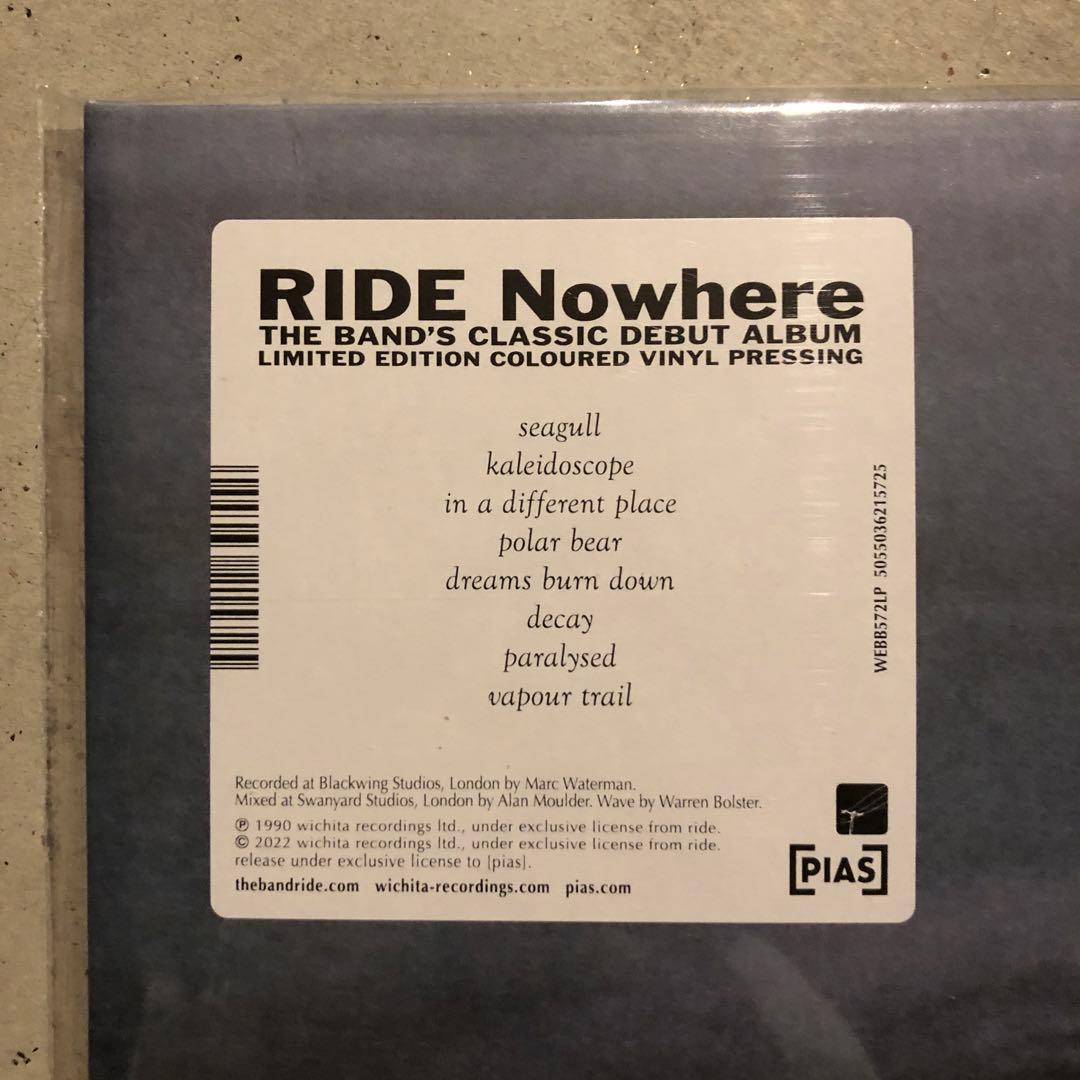【新品未開封】 Ride / Nowhere LPレコード