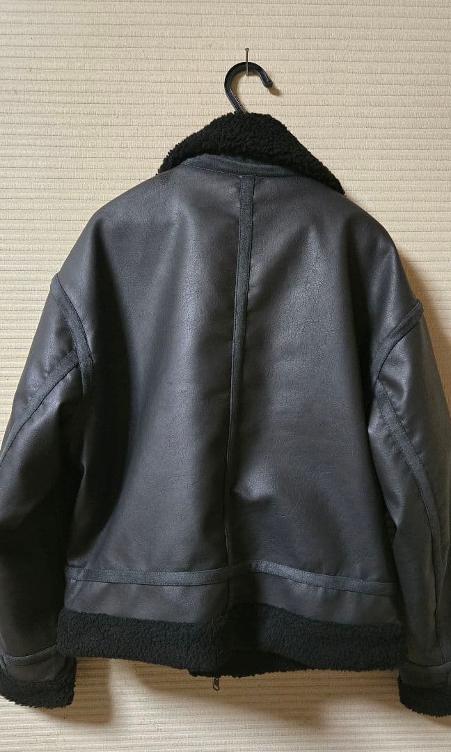 たこ 4way リバーシブルフェイクムートンジャケット XS