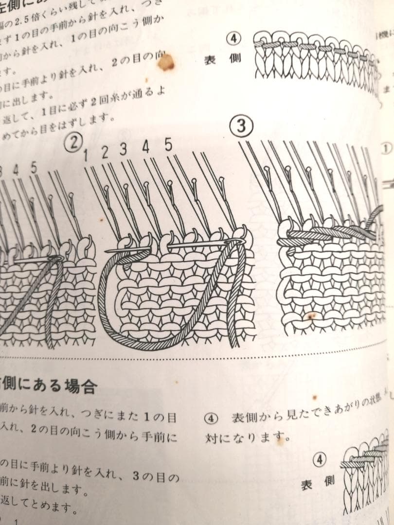 機械編教科書 編み方テキスト・仕上げ方テキスト 日本ヴォーグ社 昭和58年発行