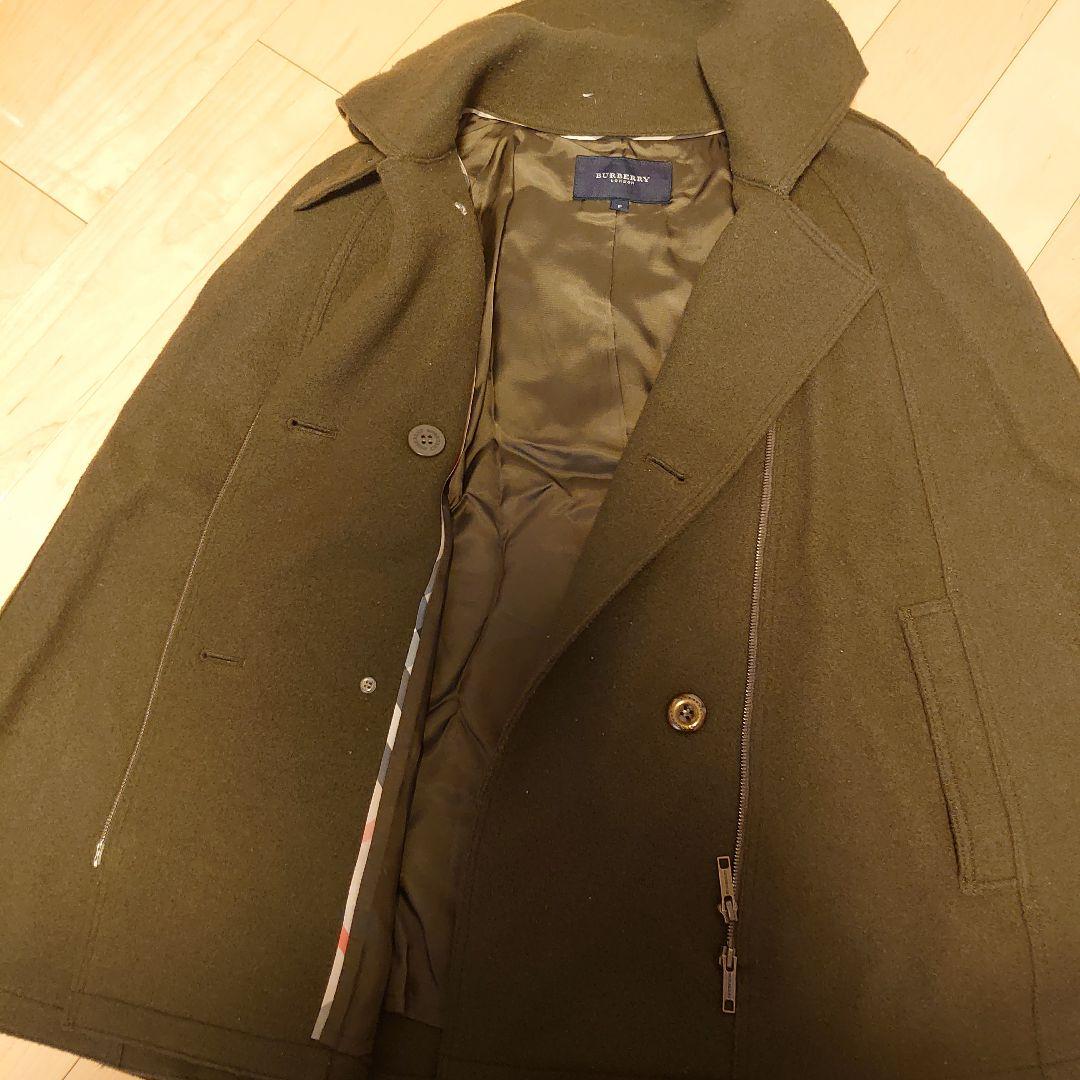 Burberry オリーブグリーン ポンチョコート