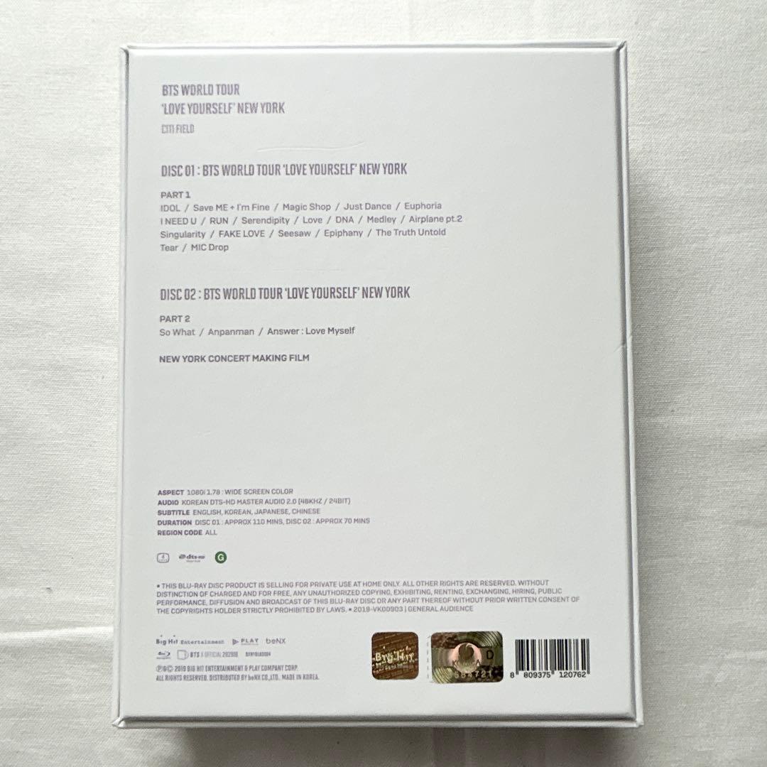 BTS LOVE YOURSELF NEW YORK Blu-ray ジミン