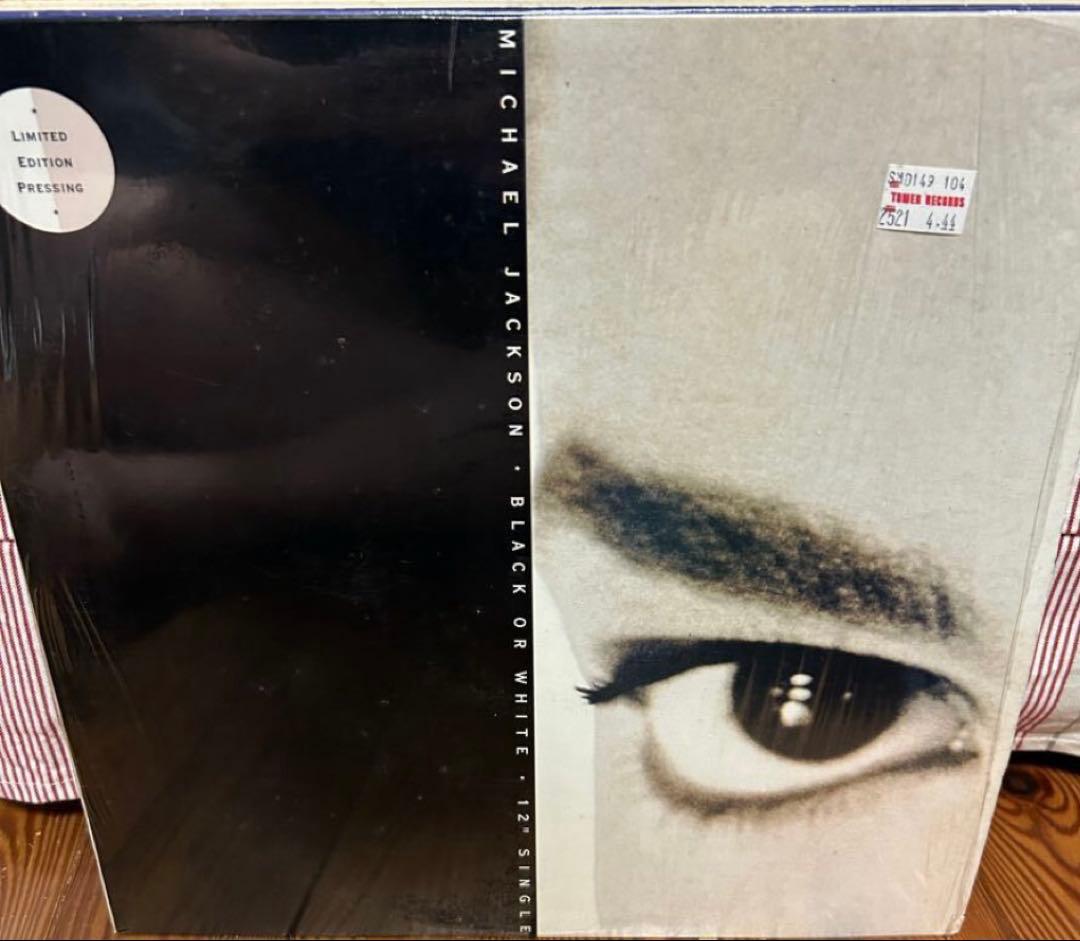 洋楽 michael jackson - black or white 12inch