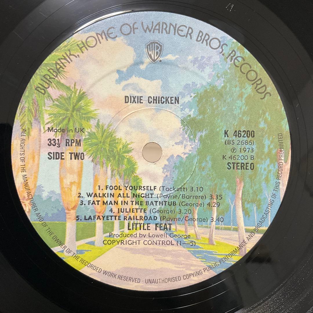 Little Feat Dixie Chicken 英盤レコード　リトルフィート