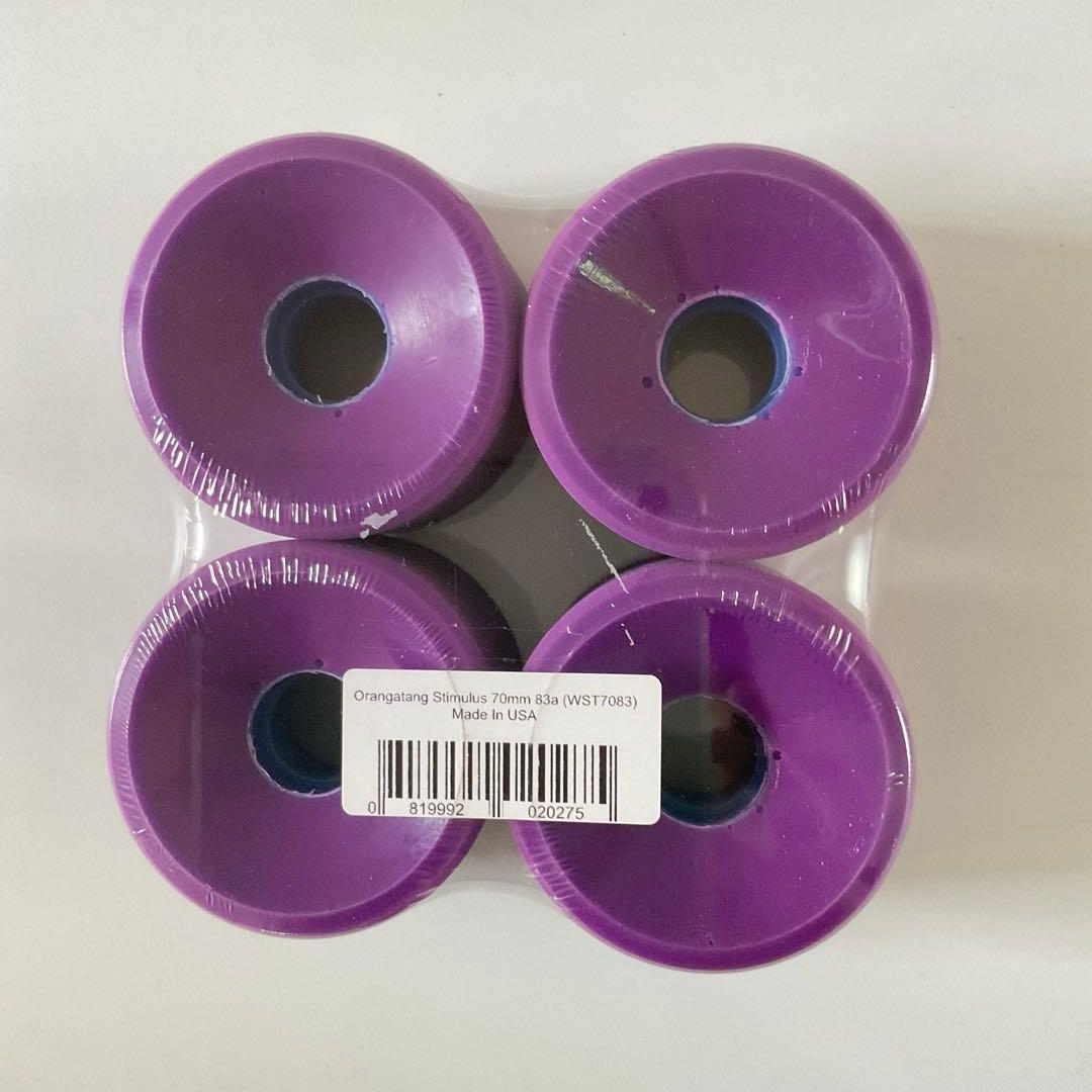 新品未使用 オランガタン スティミュラス 70mm ウィール 紫
